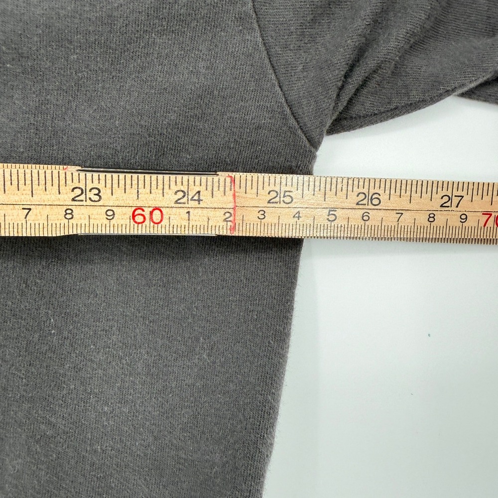 Fear of God Essentials 77 Football Tee Washed Charcoal Grey Cropped Size M - Picture 10 of 13